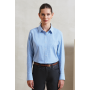 WOMEN'S LONG SLEEVE GINGHAM MICROCHECK SHIRT