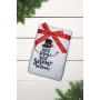 OLIMA CHRISTMAS TOWEL - LET IT SNOW SNOWMAN