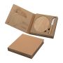 Set brânzeturi cu tocător lemn - Beige - 20,8 × 21,7 × 3 cm