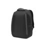 YANGON BPACK. Rucsac antifurt, din twill cu strat hidrofug și poliester reciclat 600D de înaltă densitate, pentru laptop de 17.3” - Negru - 20 L