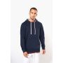 UNISEX CONTRAST PATTERNED HOODED SWEATSHIRT