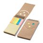 Caiet notiţe Smile face - Maro - 8,1 × 1,5 × 15,2 cm