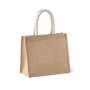 JUTE CANVAS TOTE - MEDIUM