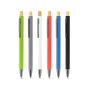ZYLEN. Ballpoint pen in recycled aluminum (100% rAL), with rubber finish