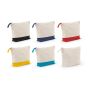 DAPHNE. 100% cotton cosmetic bag (340 g/m²) two-tone