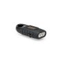 SOLARKY. Compact 0'5 W ABS torch with 3 white LEDs with 90 lumens - Black