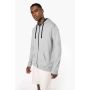 MEN'S CONTRAST HOODED FULL ZIP SWEATSHIRT