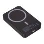 10000 mAh RABS magnetic powerbank - Black - 10,1 x 6,5 x 1,8 cm