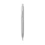 DOOLI. Stainless steel ballpoint pen (53% recycled), with shiny body - Silver