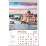 Calendar de perete, Orase Europene, personalizabil