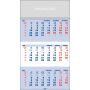 Calendar Triptic de perete, personalizabil