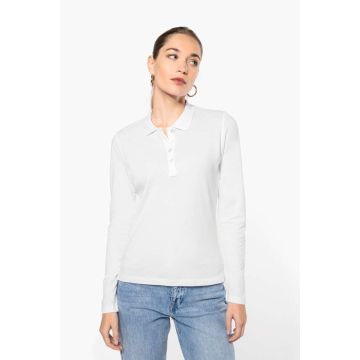 LADIES’ LONG-SLEEVED PIQUÉ POLO SHIRT