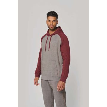 ADULT TWO-TONE HOODED SWEATSHIRT