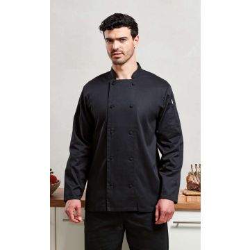 CHEF'S LONG SLEEVE COOLCHECKER® JACKET WITH MESH BACK PANEL