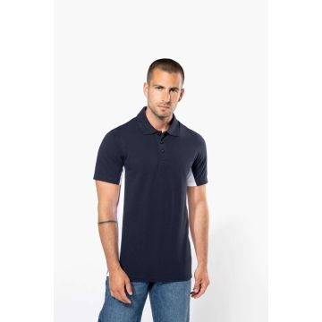 FLAG - SHORT-SLEEVED TWO-TONE POLO SHIRT