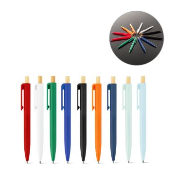 ZARA. Recycled ABS (100% rABS) ballpoint pen with bamboo button