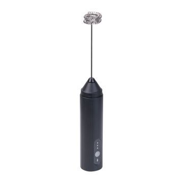 Electric milk frother - Black - ø 3,1 x 23,2 cm