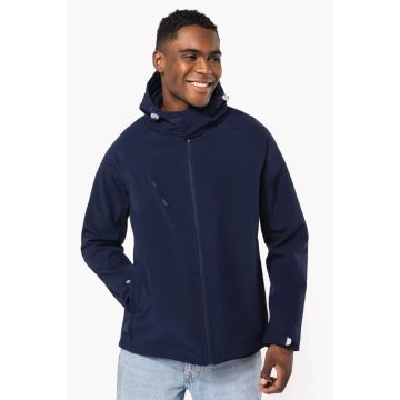 MEN'S DETACHABLE HOODED SOFTSHELL JACKET