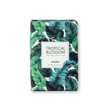 TROPICAL BLOSSOM. Săpunuri îmbogățite cu ulei de măsline (160g) - Verde inchis