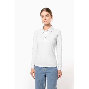 LADIES' LONG SLEEVE JERSEY POLO SHIRT