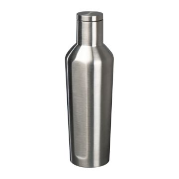 Sticlă de băut din oţel inoxidabil, 500 ml - Gri - ø 7,5 × 25,5 cm