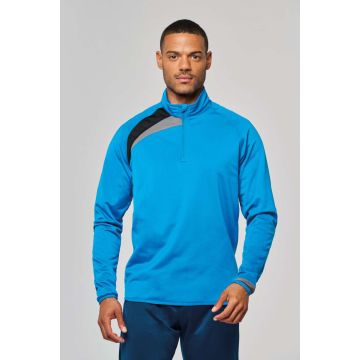ADULTS' ZIP NECK TRAINING TOP
