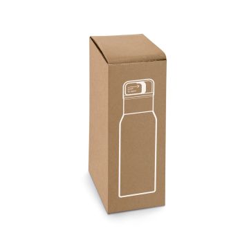 NICKLAUS. Stainless steel bottle (91% recycled) with vacuum insulated double wall 590 mL