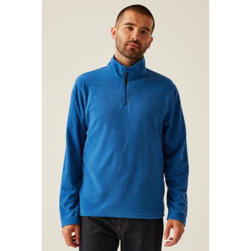 MICRO ZIP NECK FLEECE