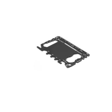 PEEBLES. Stainless steel multifunction card with 20 functions - Black