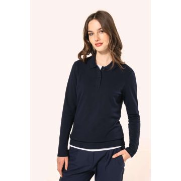 LADIES' LONG-SLEEVED SUPIMA® POLO SHIRT