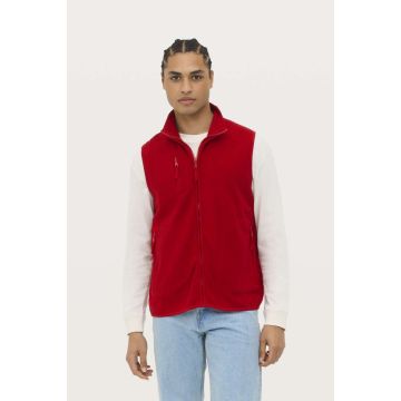 SOL'S NORWAY - UNISEX SLEEVELESS FLEECE CARDIGAN