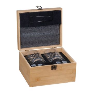 Set whiskey - Beige - 22,9 x 13,9 x 13,9 cm