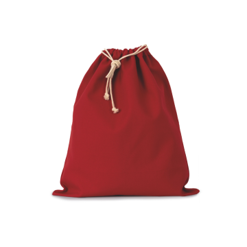 COTTON BAG WITH DRAWCORD CLOSURE - LARGE SIZE
