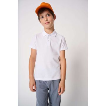 KIDS' PIQUE POLO SHIRT