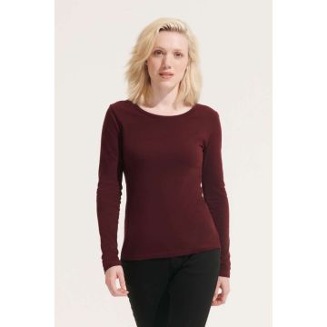 SOL'S MAJESTIC - WOMEN'S ROUND COLLAR LONG SLEEVE T-SHIRT