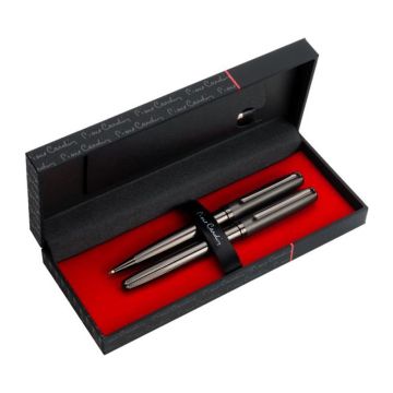 PIERRE CARDIN CORINNE SET of ballpoint pen and fou - Gri - 12 x 137 mm