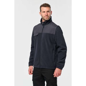 FLEECE JACKET WITH REMOVABLE SLEEVES