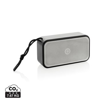 Swiss Peak RCS recycled aluminium 10W bass speaker