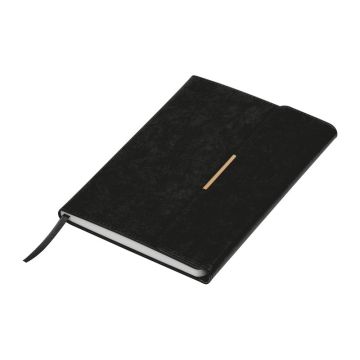 A5 notebook with magnetic closure