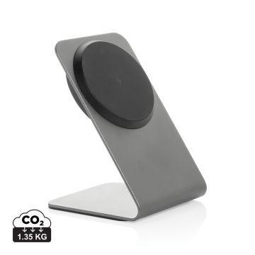 Terra aluminium 15W magnetic wireless charging phone stand