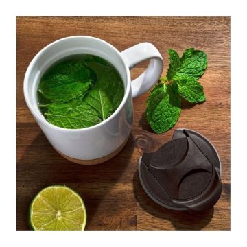 DABAHAN mug - Alb  - O 8.8 × 11 cm,