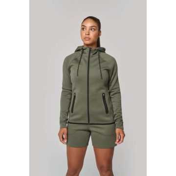 LADIES’ HOODED SWEATSHIRT