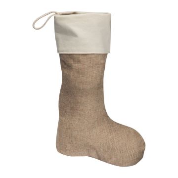Șosetă de Crăciun - Beige - 24 × 0,5 × 42 cm