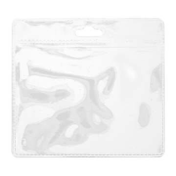 Horizontial badge holder  - Transparent - 9,6 x 6,9