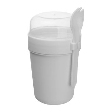 Muesli "to go" cup, 500 ml - White - ø 9,9 x 16 cm