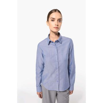 LADIES' LONG-SLEEVED OXFORD SHIRT