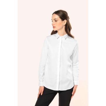 LADIES' LONG-SLEEVED TWILL SHIRT