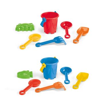 VALLARTA. Găleată de plajă din PP cu 5 accesorii