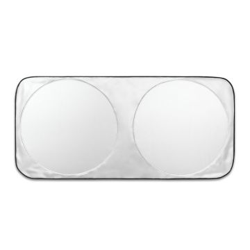 CLYDE. Parasolar din poliester 210D pentru mașină - Gri