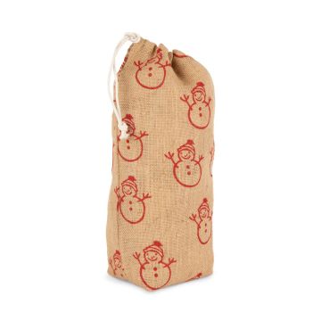 BOTTLE CARRIER WITH CHRISTMAS PATTERNS